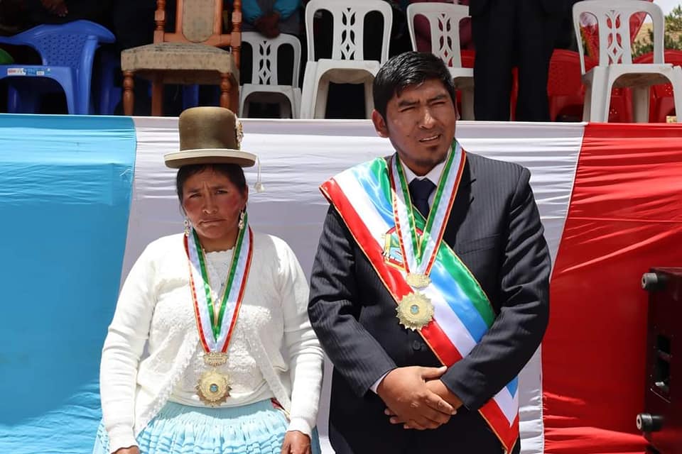 Juramentó el nuevo Alcalde y Regidores del Distrito de Orurillo