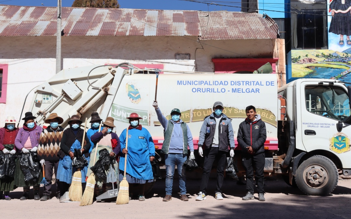 MÁS DE 4 TONELADAS DE RESIDUOS RECOGIERON EN EL DISTRITO DE ORURILLO